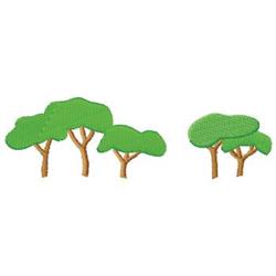 tree beginner-friendly machine digital embroidery - Trees perfect for kitchen aprons