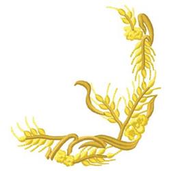 detailed autumn wheat machine embroidery pattern - Wheat perfect for Harvest Decor