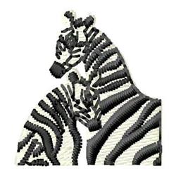 quick stitch zebra machine embroidery pattern - Zebra perfect for reusable tote bags