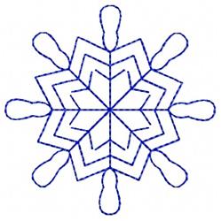 Bluework Snowflake