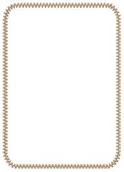Redwork border rectangle outline with minimalist design, rounded corners, and a light-colored border, ideal for embroidery.
