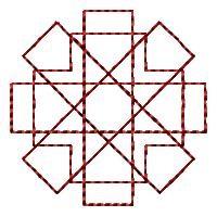 quick stitch spirograph redwork machine embroidery pattern - Redwork Spirograph for decorative wall hangings
