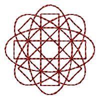 spirograph redwork machine embroidery - Redwork Spirograph perfect for Quilt Blocks