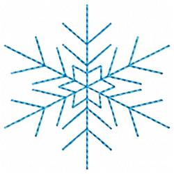 Snowflake Bluework