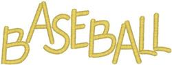 text beginner-friendly machine embroidery - Baseball Text for patchwork quilt blocks