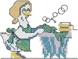 Duck Doing Laundry
