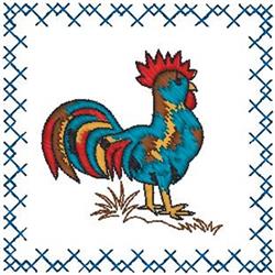 Framed Rooster