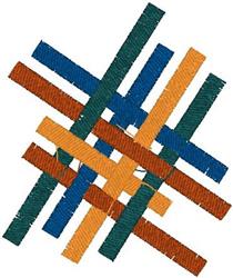 cross detailed machine embroidery - Woven Pattern perfect for kitchen tea towels