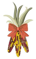 beginner-friendly autumn bundle machine embroidery pattern - Fall Corn Bundle for kitchen aprons