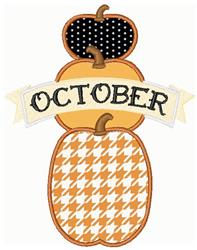 Fall Pumpkin Stack October
