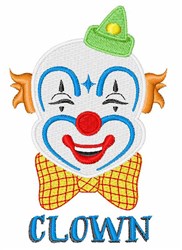 Circus Clown Embroidery Design | EmbroideryDesigns.com