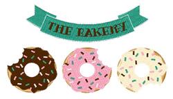 bakery detailed machine embroidery - The Bakery perfect for decorative pillow covers