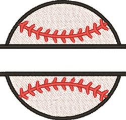 Baseball Split 2_Small - 4x4 2_small beginner-friendly embroidery design for Sports Towels