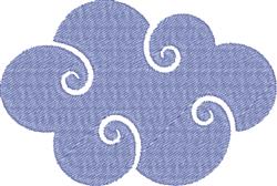 Cloud - 4x4 cloud beginner-friendly machine embroidery design for Sports Jerseys
