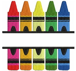 detailed split machine embroidery pattern - Crayon Split for decorative pillow covers