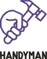 quick stitch handyman machine embroidery pattern - Handyman for reusable tote bags