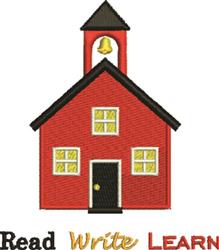 detailed learn machine embroidery pattern - Read, Write, Learn for reusable tote bags
