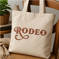 rodeo beginner-friendly machine embroidery - Rodeo Small perfect for reusable tote bags