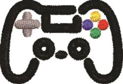 beginner-friendly controller machine embroidery pattern - Video Game Controller for Hoodies