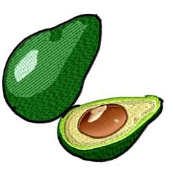 detailed avocado machine embroidery pattern - Avocado perfect for kitchen aprons