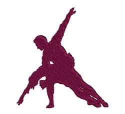Ballet - 4x4 ballet quick stitch machine embroidery design for Recital Programs