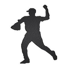 Baseball Player - 4x4 player beginner-friendly embroidery design for Sports Jerseys