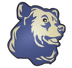 detailed bear machine embroidery pattern - Bear Head perfect for Camping Accessories