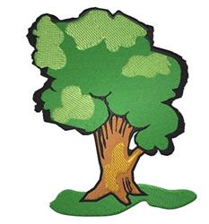 Big Tree - 5x7 tree detailed machine embroidery design for Nature-Themed Bags