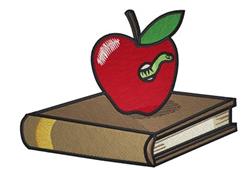 detailed text machine embroidery pattern - Bookworm Text perfect for kitchen aprons