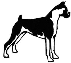 puppy dog beginner-friendly machine embroidery - Boxer perfect for reusable tote bags