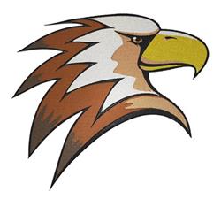detailed bird machine embroidery pattern - Brown Eagle perfect for Jacket Fronts