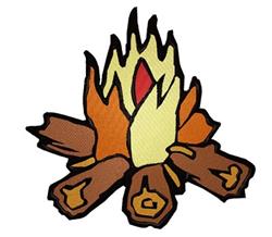 detailed fire machine embroidery pattern - Camp Fire for decorative pillow covers