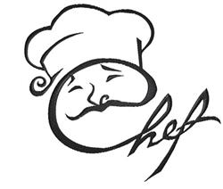 chef beginner-friendly machine embroidery - Chef perfect for decorative pillow covers