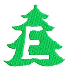 quick stitch christmas tree machine embroidery pattern - Christmas Tree E for Garden Decor