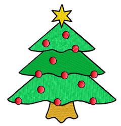 tree detailed machine embroidery - Christmas Tree perfect for decorative pillow covers