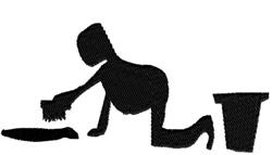 Cleaning - 5x7 cleaning quick stitch machine embroidery design for Cleaning Supplies