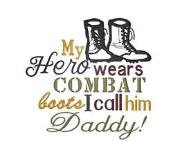 boot detailed machine embroidery - Combat Boots perfect for patchwork quilt blocks