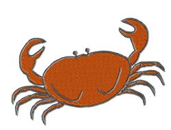 Crab - 5x7 crab detailed machine digital embroidery design for kitchen tea towels