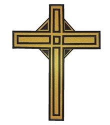 detailed cross machine embroidery pattern - Cross perfect for reusable tote bags