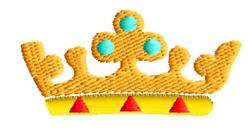 quick stitch crown machine embroidery pattern - Crown perfect for Themed Parties