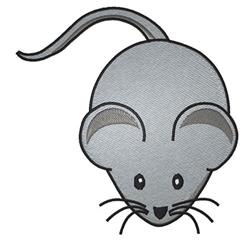 cat detailed machine digital embroidery - Cute Mouse perfect for reusable tote bags