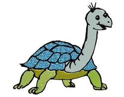 Cute Turtle - 4x4 turtle beginner-friendly embroidery design for Kids Clothing