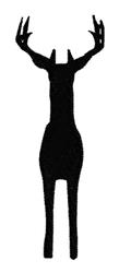 reindeer quick stitch machine digital embroidery - Deer 2 perfect for Outdoor Gear