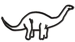 dinosaur quick stitch machine embroidery - Dinosaur 3 for decorative pillow covers