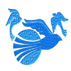 Doves - 5x7 bird detailed machine embroidery design perfect for reusable tote bags