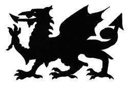 Dragon - 5x7 monster detailed machine machine embroidery design perfect for Wall Art