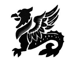 Dragon - 4x4 dragon beginner-friendly machine embroidery design for Themed Pillows