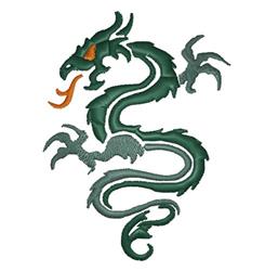 beginner-friendly monster machine embroidery pattern - Dragon for reusable tote bags