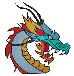 Dragon - 5x7 monster detailed machine embroidery design perfect for reusable tote bags