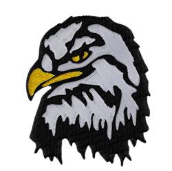 bird detailed machine digital embroidery - Eagle Head perfect for kitchen tea towels